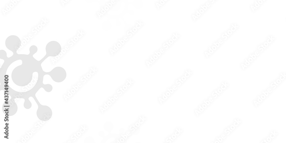 Light Gray vector template with flu signs. Light Gray vector template with flu signs.