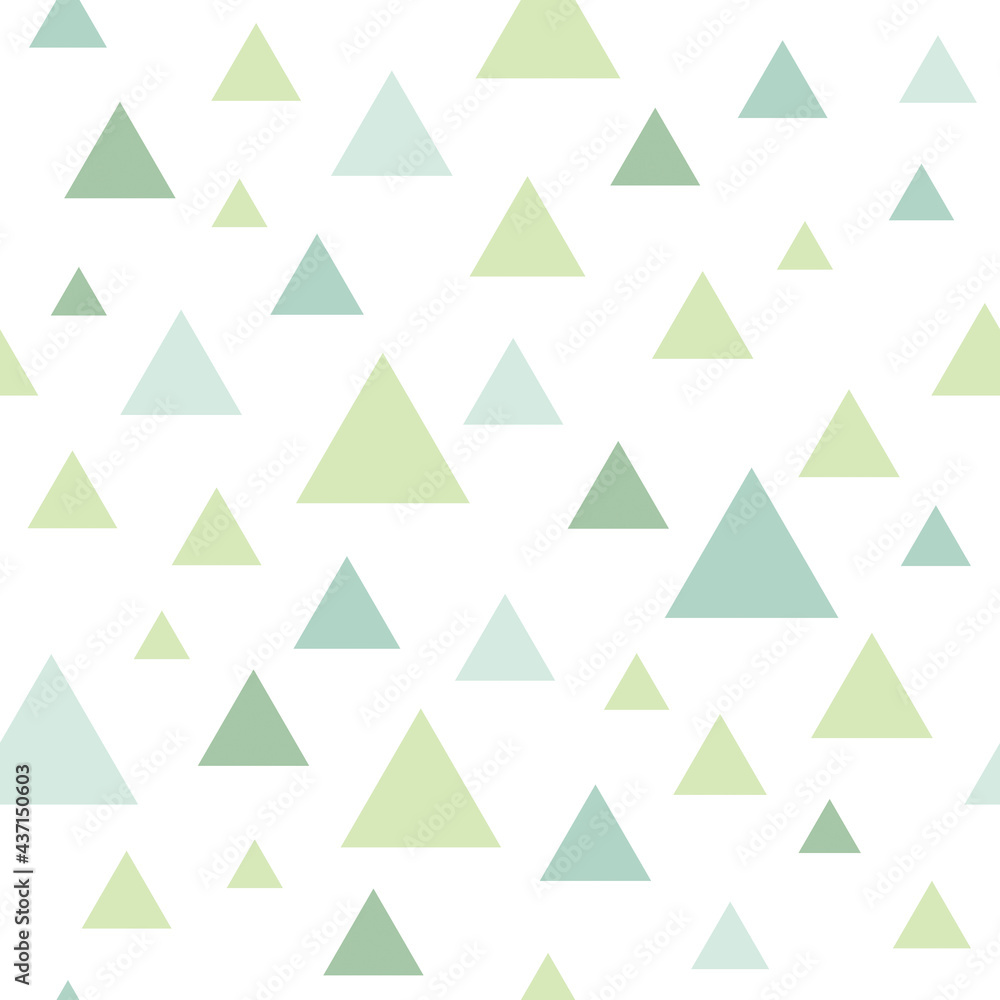 三角が並んだ幾何学模様シームレスパターン