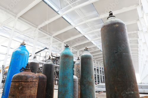 Application of high pressure oxygen cylinder in construction site