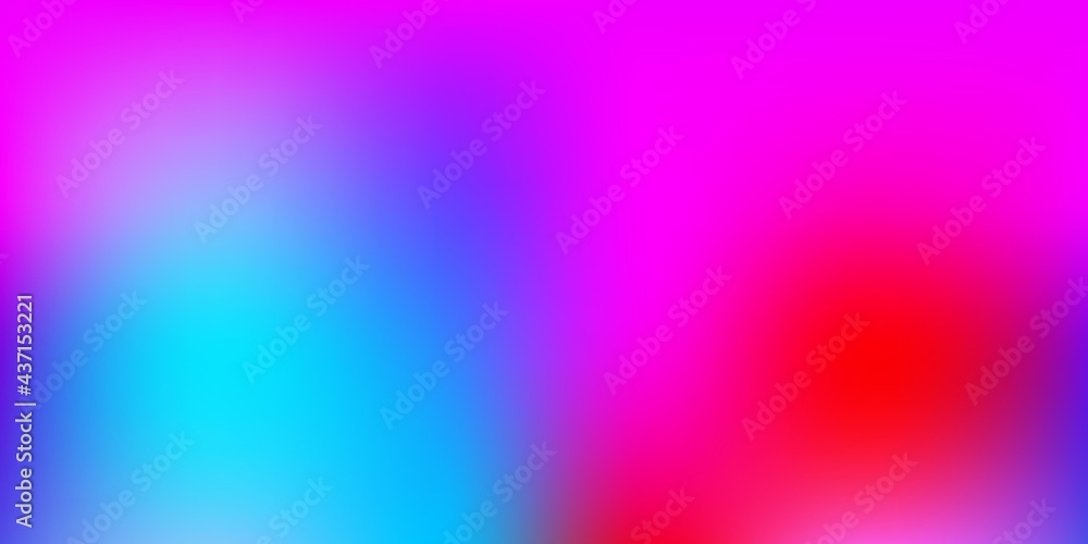 Light Blue, Red vector gradient blur backdrop.