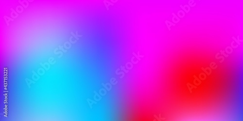 Light Blue, Red vector gradient blur backdrop.