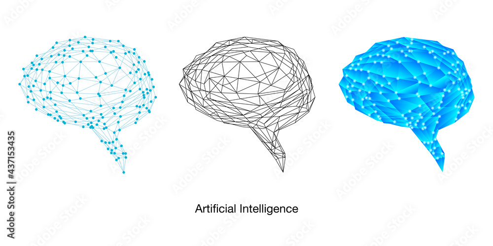 脳みそ人工知能頭脳知識プログラムのアイコンイラストベクター素材 Stock Vektorgrafik Adobe Stock