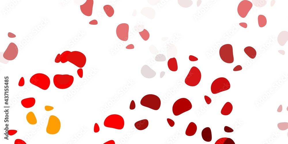 Light orange vector template with abstract forms. Light orange vector template with abstract forms.