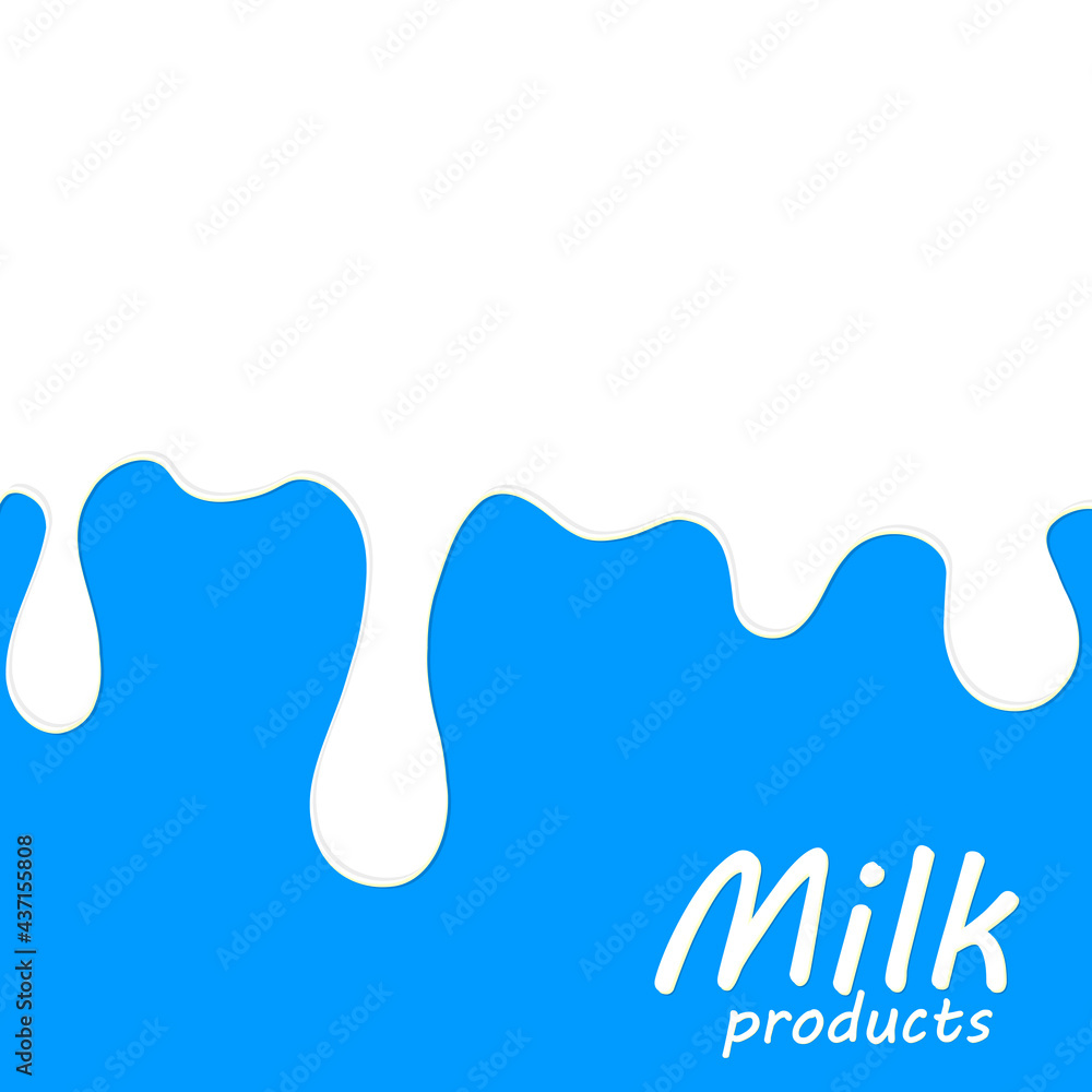 Milk poster design template, vector illustration Milk poster design template, vector illustration