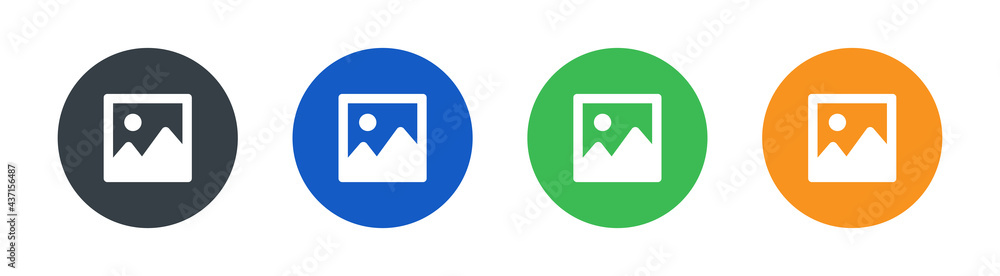 Photo icon set illustration design. Photo icon set illustration design.