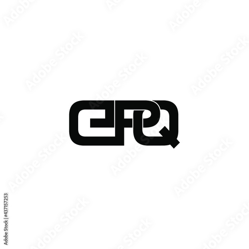 epq letter original monogram logo design