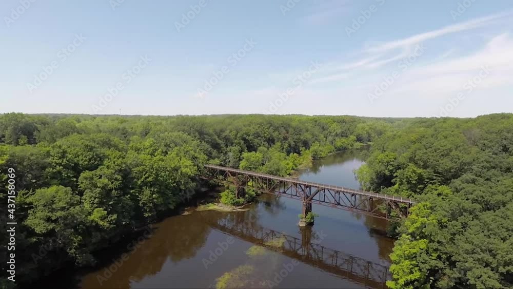 Train Track Aerial 4K Drone Train Track Aerial 4K Drone