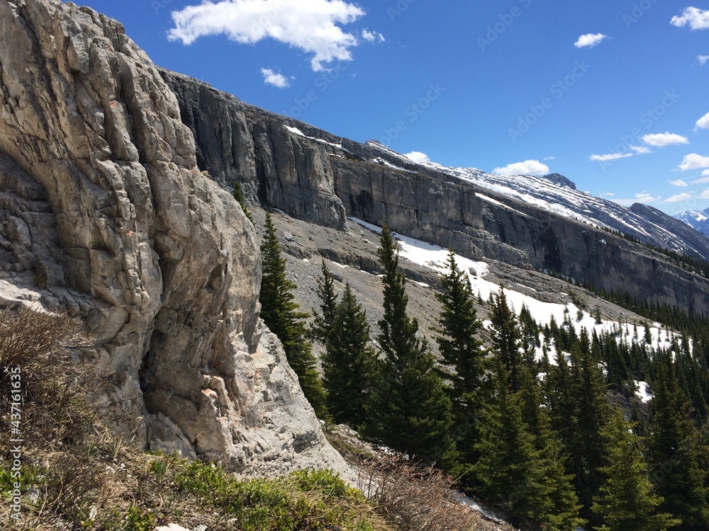 Mount Rundle spine spectacular unspoiled scenery Mount Rundle spine spectacular unspoiled scenery