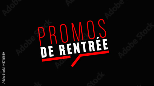 promos de rentrée