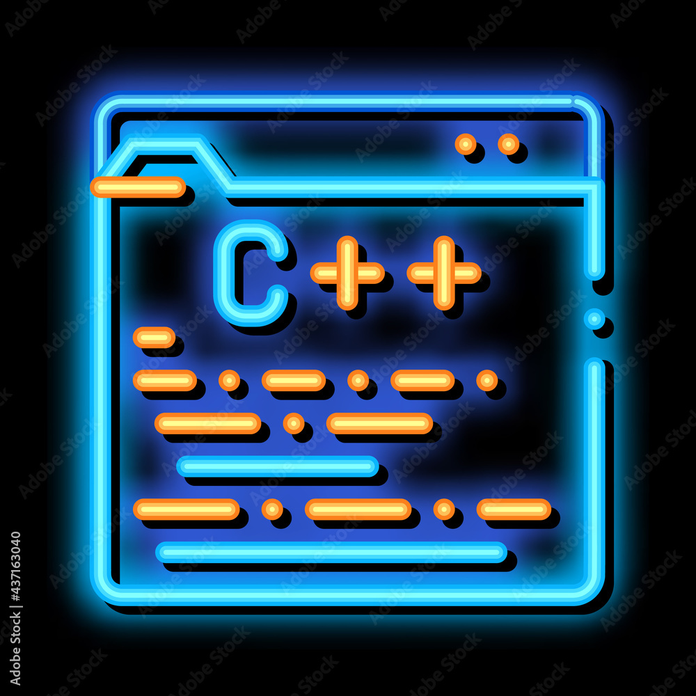 Coding Development Language neon light sign vector. Glowing bright icon transparent symbol illustration Coding Development Language neon light sign vector. Glowing bright icon transparent symbol illustration