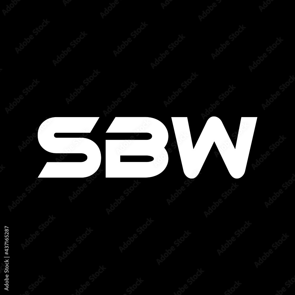 SBW letter logo design with black background in illustrator, vector logo modern alphabet font overlap style. calligraphy designs for logo, Poster, Invitation, etc. SBW letter logo design with black background in illustrator, vector logo modern alphabet font overlap style. calligraphy designs for logo, Poster, Invitation, etc.