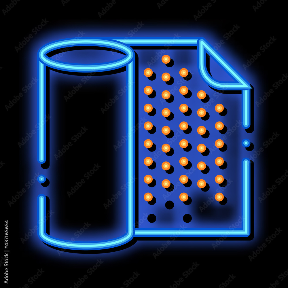 Waterproof Material Napkin neon light sign vector. Glowing bright icon transparent symbol illustration Waterproof Material Napkin neon light sign vector. Glowing bright icon transparent symbol illustration
