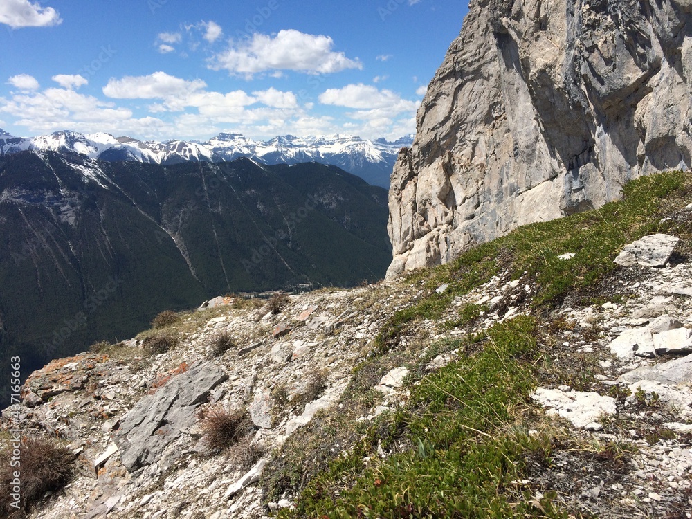 Mount Rundle spine spectacular unspoiled scenery