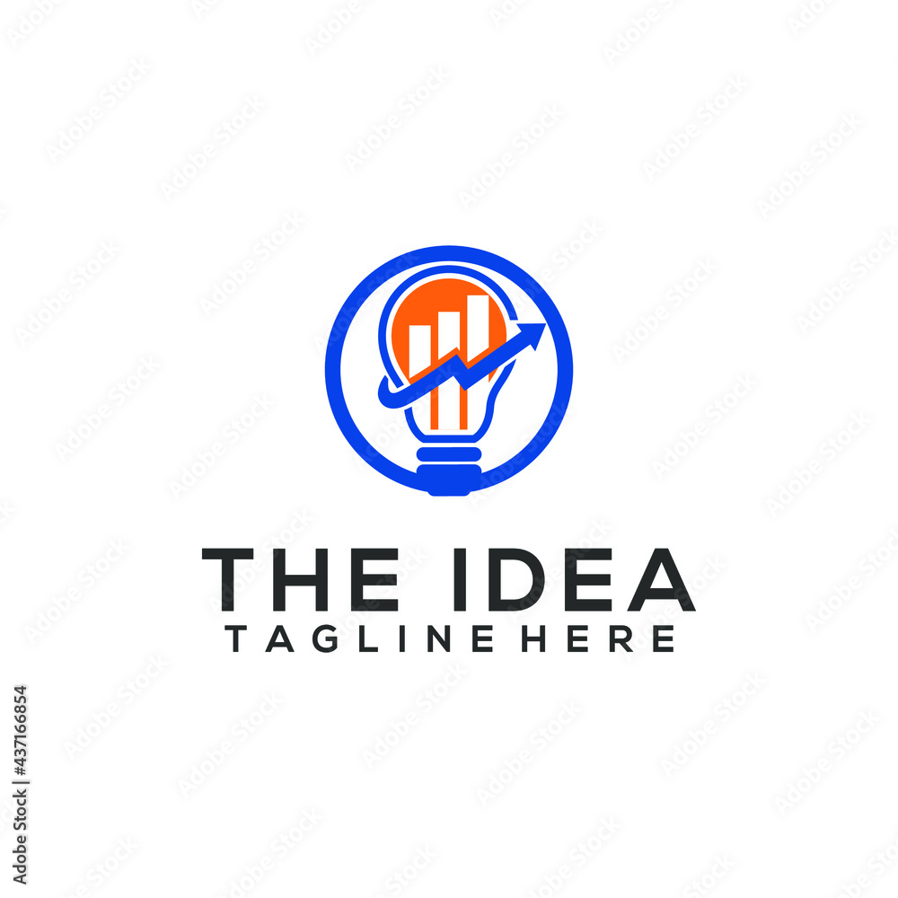 Simple idea logo template vector Simple idea logo template vector