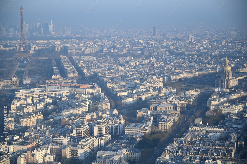 Paris lever du jour ville capitale architecture urbanisme monuments tour Eiffel