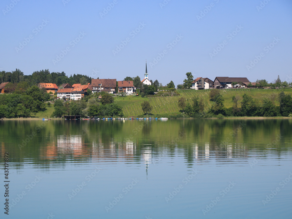 Idyllic Swiss village Seegraeben, Seegraben. Zurich Canton. Idyllic Swiss village Seegraeben, Seegraben. Zurich Canton.