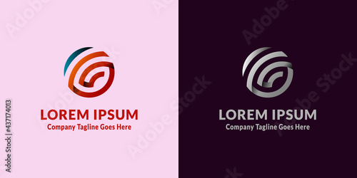 G Letter Global Logo template on white background. vector Logo Design Template illustration. Flat design