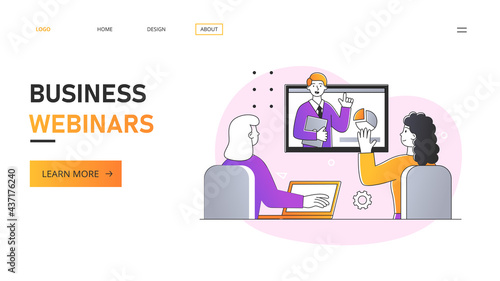 Webinar, business training, personal growth