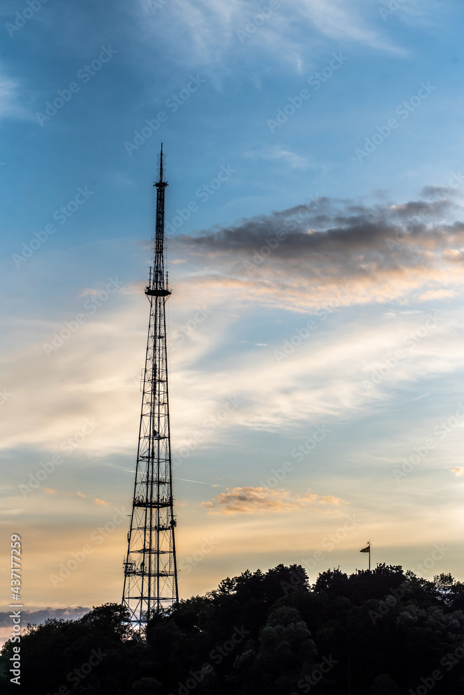 Sunset in the Lviv