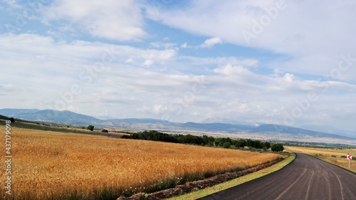 turkey Isparta state road landscape