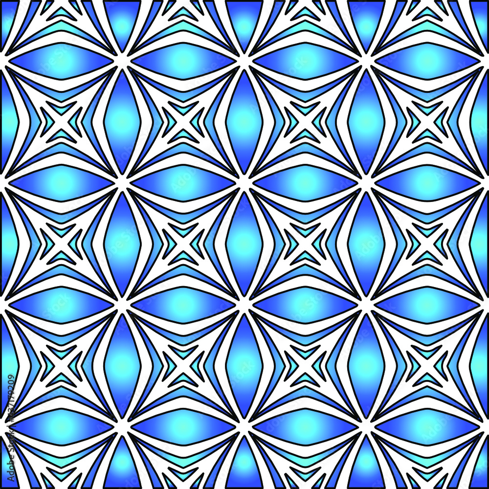Geometric vector pattern with azure and blue gradient. simple ornament for wallpapers and backgrounds. Geometric vector pattern with azure and blue gradient. simple ornament for wallpapers and backgrounds.