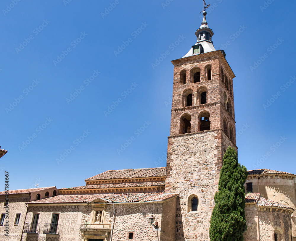 Iglesia románica de San Andrés en Segovia, España