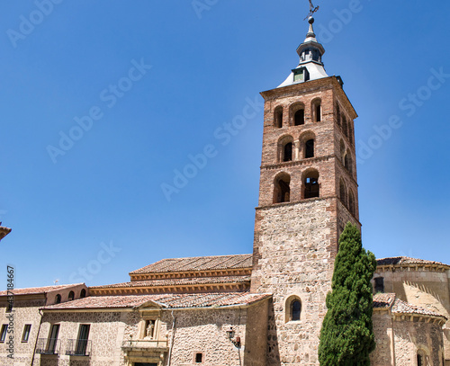 Iglesia románica de San Andrés en Segovia, España