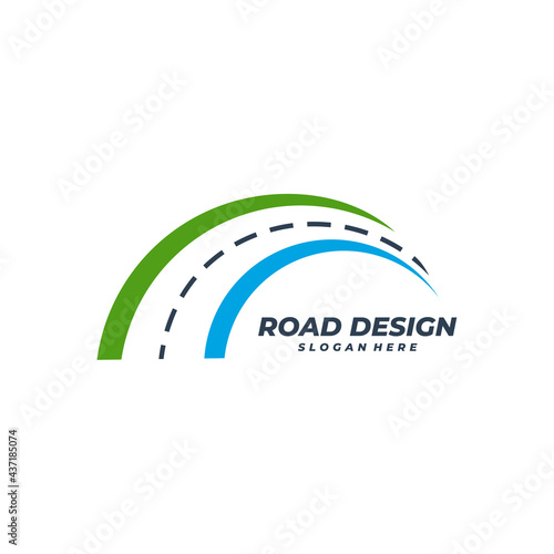 Road logo vector template, Creative Road logo design concepts