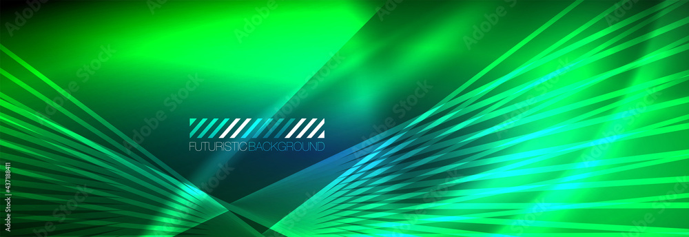 Neon dynamic beams vector abstract wallpaper background. Wallpaper background, design templates for business or technology presentations, internet posters or web brochure covers Neon dynamic beams vector abstract wallpaper background. Wallpaper background, design templates for business or technology presentations, internet posters or web brochure covers