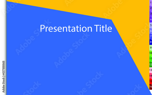 Design a cover page for a report or presentation. Design templates for websites.
