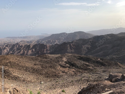 landscape of the mountains