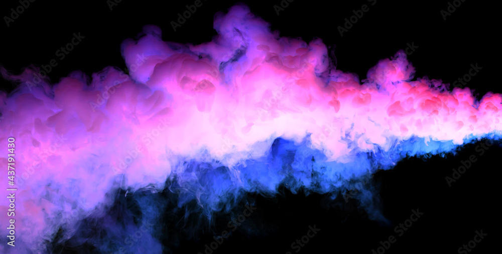 Purple smoke on a black background. Purple smoke on a black background.