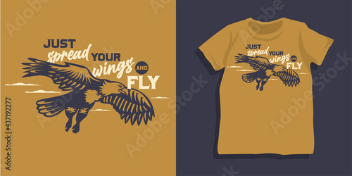 Eagle tshirt design