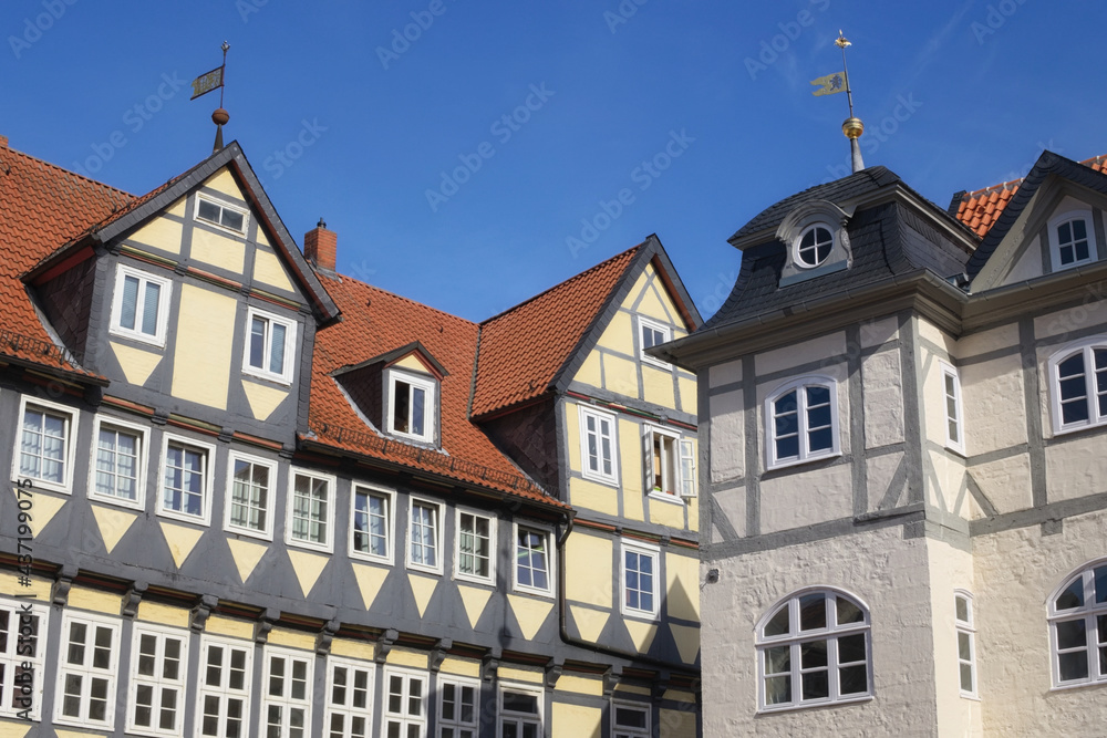 Wolfenbüttel - Fachwerkhäuser in der Altstadt, Niedersachsen, Deutschland, Europa