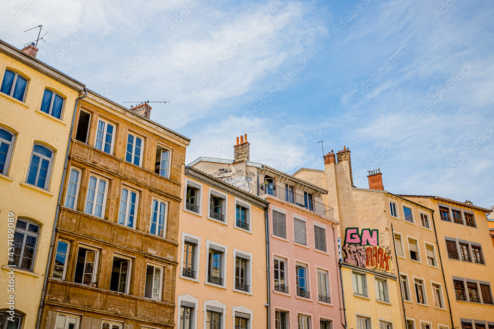 Dans les rues de la Croix Rousse à Lyon Dans les rues de la Croix Rousse à Lyon
