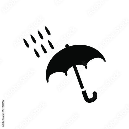 Raining icon vector graphic illustration