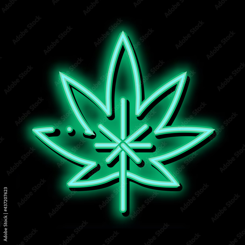 Hemp Plant Leaf neon light sign vector. Glowing bright icon Hemp Plant Leaf sign. transparent symbol illustration Hemp Plant Leaf neon light sign vector. Glowing bright icon Hemp Plant Leaf sign. transparent symbol illustration