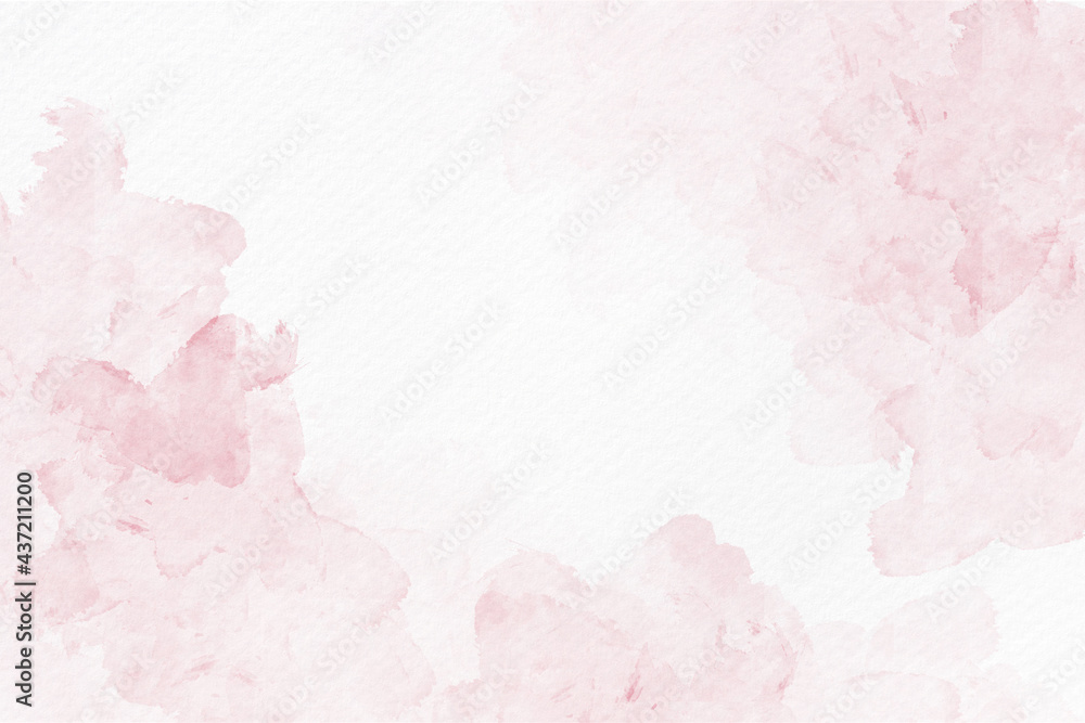 Fototapeta premium Soft pink watercolor abstract background