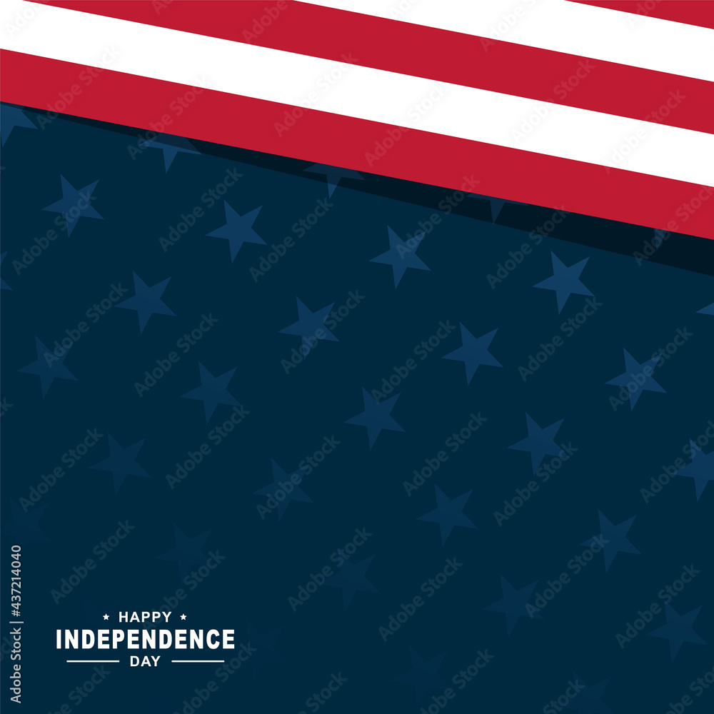 4th of July Happy Independence Day of United States of America with American Flag vector illustration background 4th of July Happy Independence Day of United States of America with American Flag vector illustration background