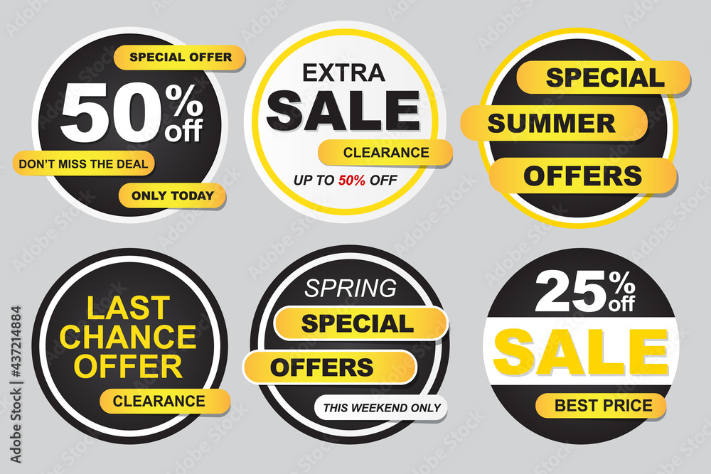 Hot price. Sticker set. Discount vector. Special offer labels set. Black friday stiker. Sale sticker. Sale tags badges template Hot price. Sticker set. Discount vector. Special offer labels set. Black friday stiker. Sale sticker. Sale tags badges template