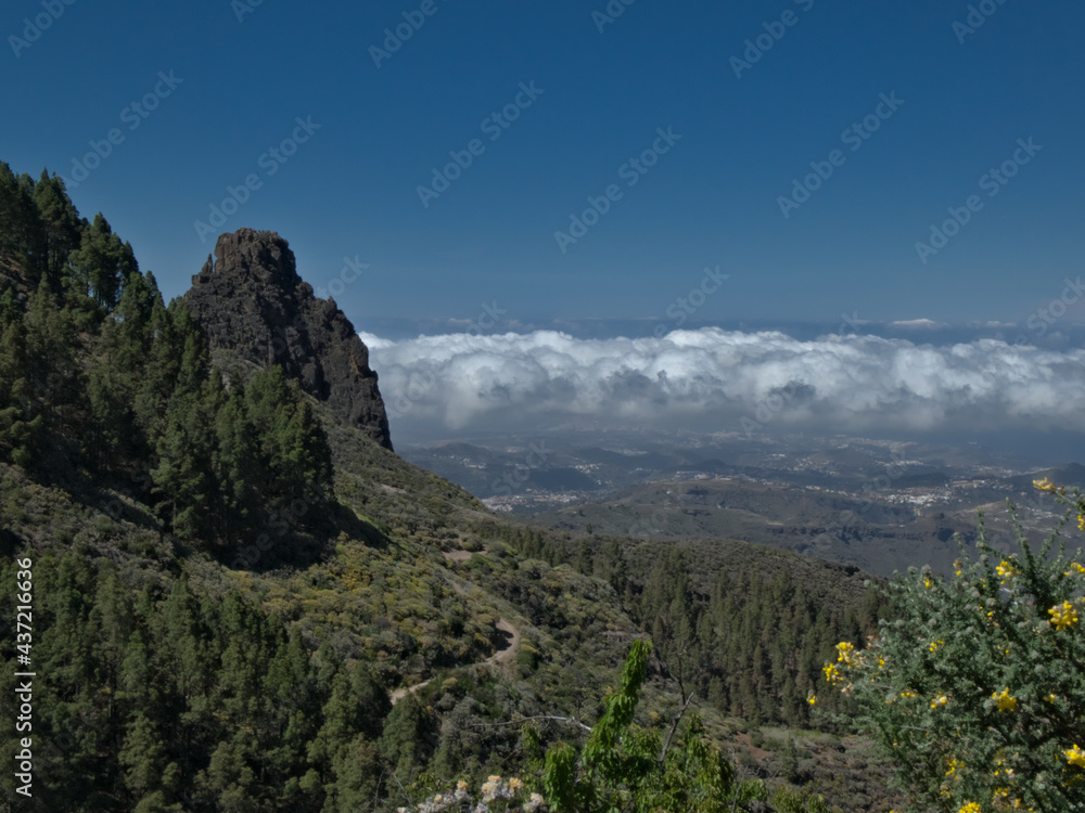 Views of the Roque Grande in Valsequillo