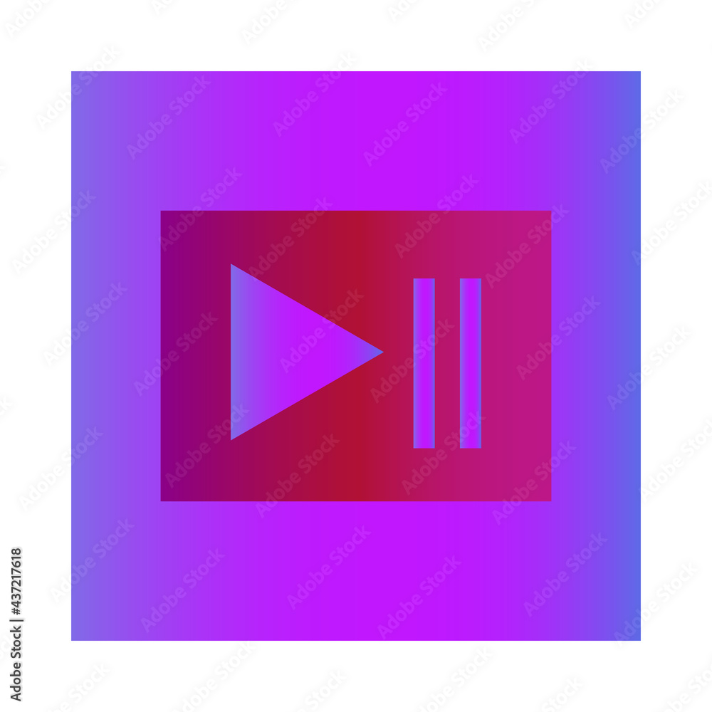 Vector shiny elements - play, pause, stop, forward Vector shiny elements - play, pause, stop, forward