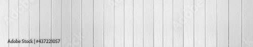 Panorama of Old white vintage wooden wall pattern and seamless background