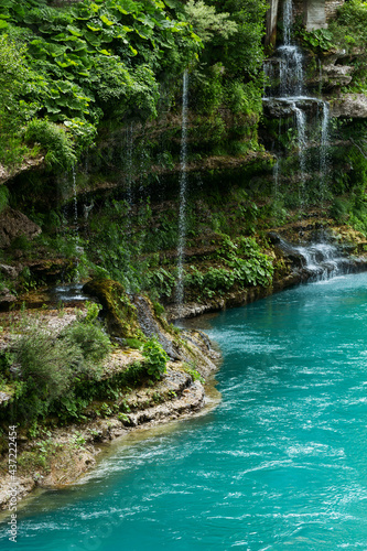 Albania, waterfalls in Albanian mountains