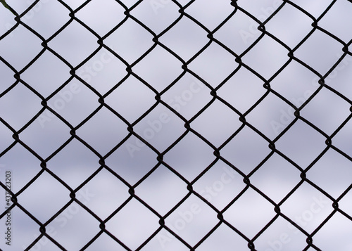 metal net of grids - industrial pattern