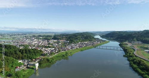 《宮城県》登米　明治村の街並み