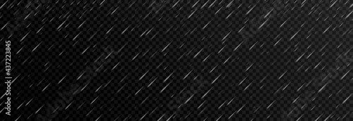 Vector rain on an isolated transparent background. Rain png, heavy rain, hurricane, weather. PNG.