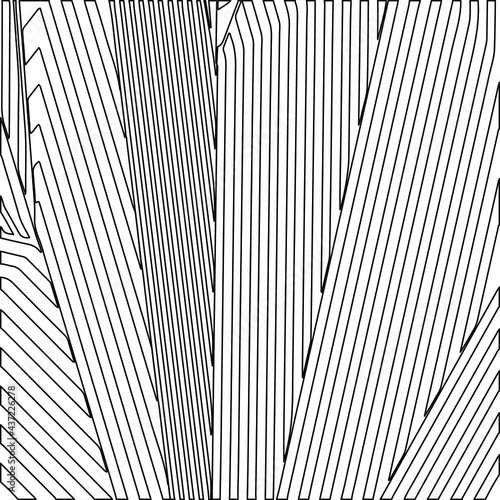 striped background. Geometric vector pattern with triangular elements. abstract ornament for wallpapers and backgrounds. Black and white colors. 