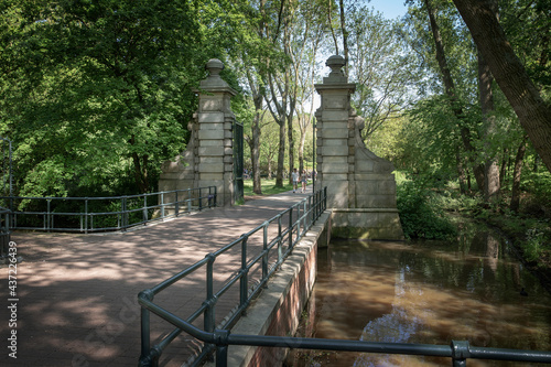 Flevopark Amsterdam Netherlands. Gate entrance. photo