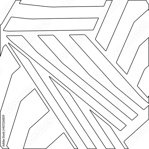 striped background. Geometric vector pattern with triangular elements. abstract ornament for wallpapers and backgrounds. Black and white colors. 